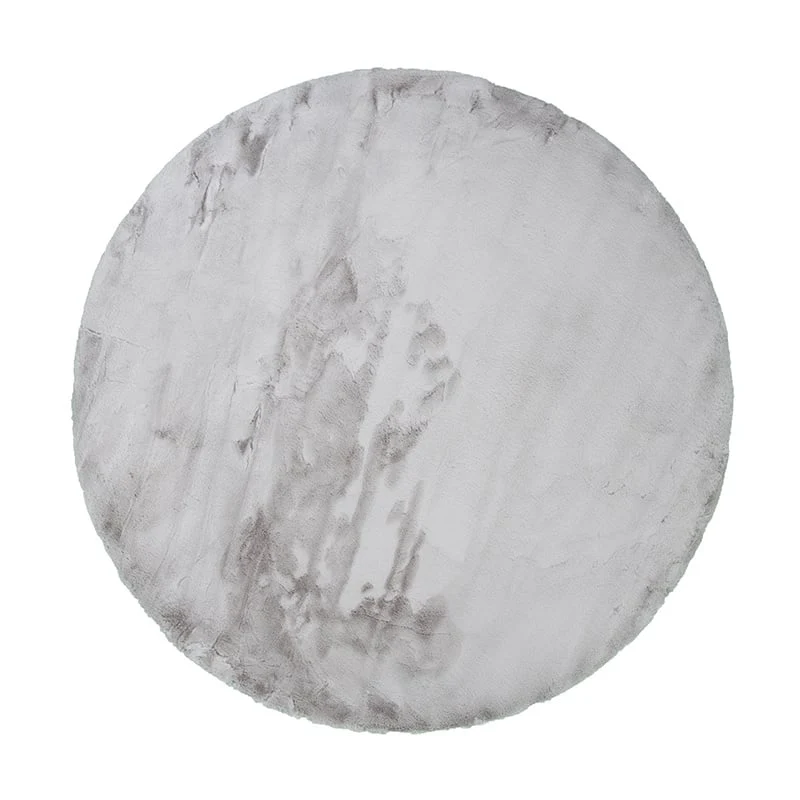 Hochflor Teppich Rund - Comfy Supreme Grau
