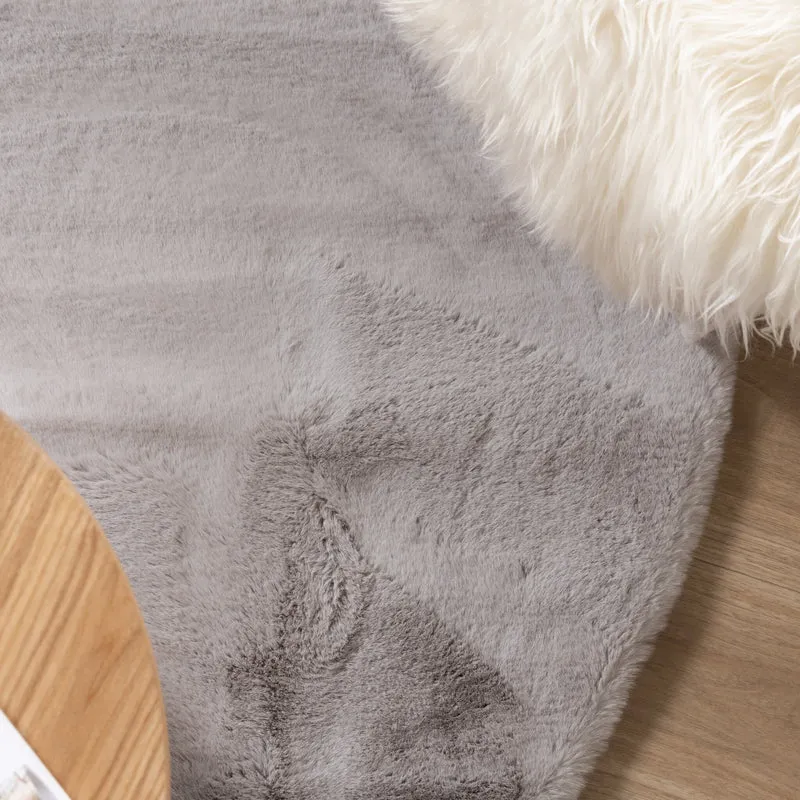 Hochflor Teppich Rund - Comfy Supreme Grau