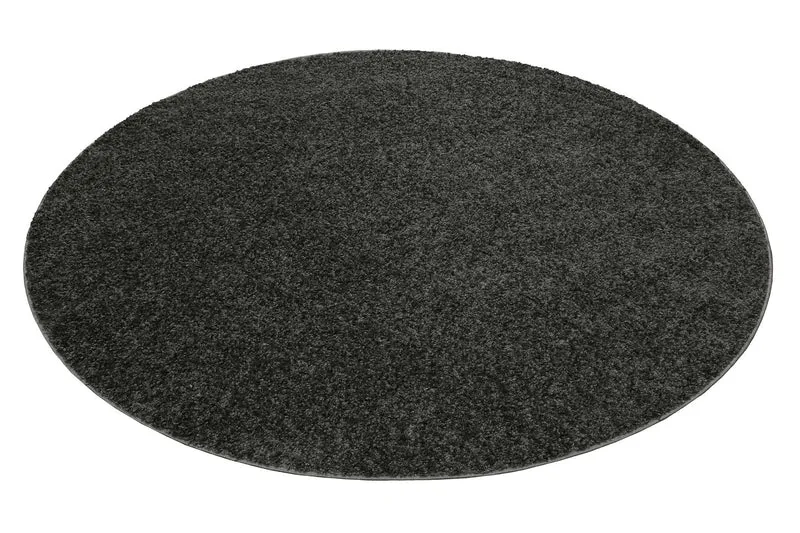 Esprit Teppich Rund Anthrazit Hochflor "#Whisper Shag"