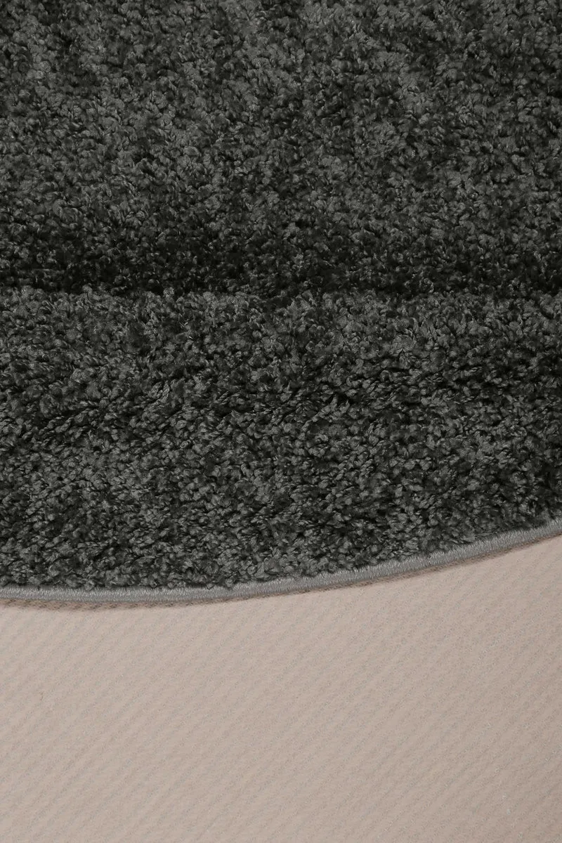 Esprit Teppich Rund Anthrazit Hochflor "#Whisper Shag"