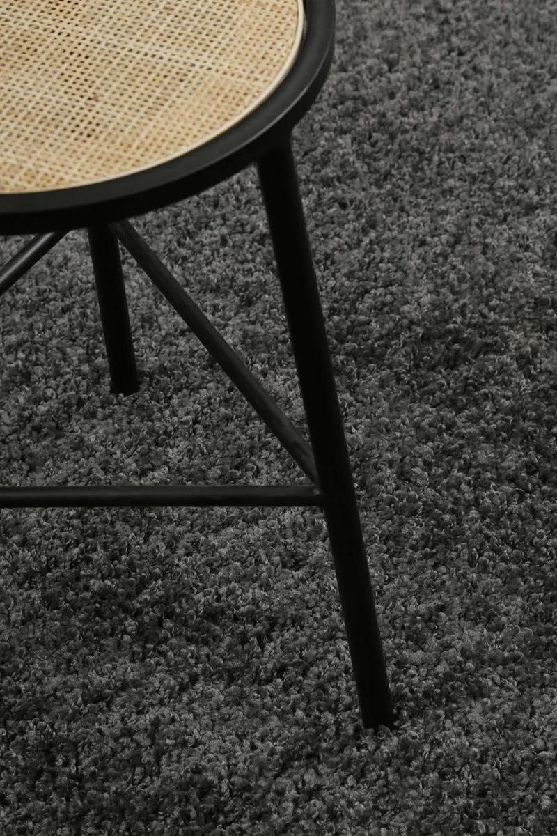 Esprit Teppich Rund Anthrazit Hochflor "#Whisper Shag"