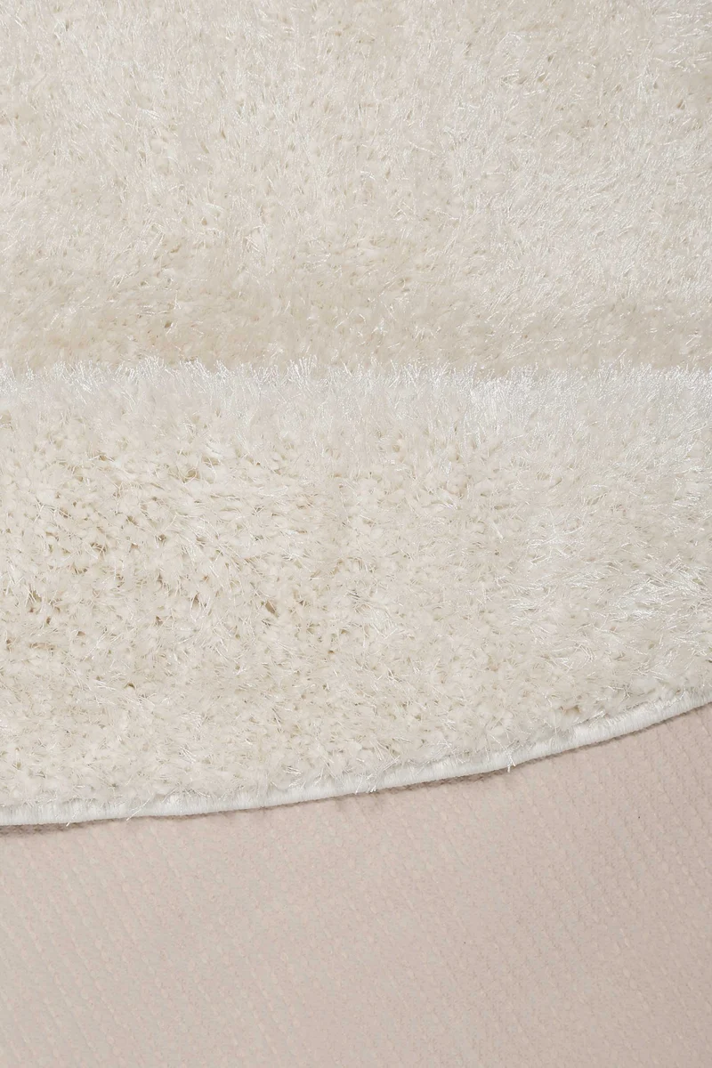 Esprit Teppich Rund Creme Weiß Hochflor "#Swagger Shag"