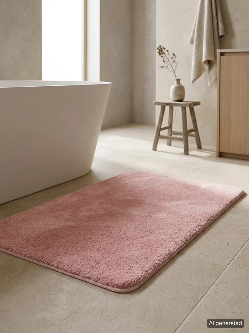Badteppich Rosa "Joris" WECONhome Basics