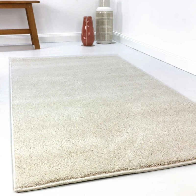 Esprit Teppich Creme Weiß Kurzflor soft und weich "Campus"