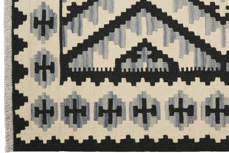Kelim Gashgai · Handgewebt – Beige, 154x107 cm