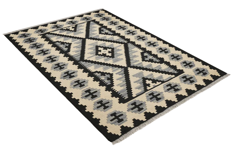 Kelim Gashgai · Handgewebt – Beige, 154x107 cm