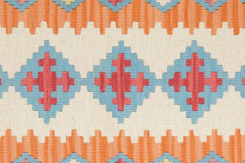 Kelim Gashgai · Handgewebt – Beige, 205x61 cm