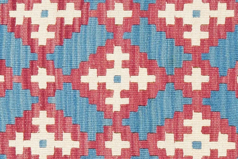 Kelim Gashgai · Handgewebt – Blau, 128x85 cm