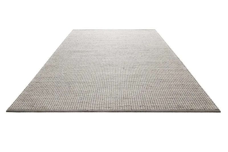 Kelim Teppich Grau Creme aus Jute & Wolle "Toulouse" Green Looop