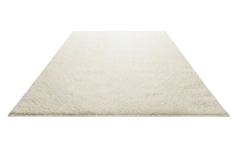 Teppich Creme Weiß Hochflor "Flavio" Homie Living