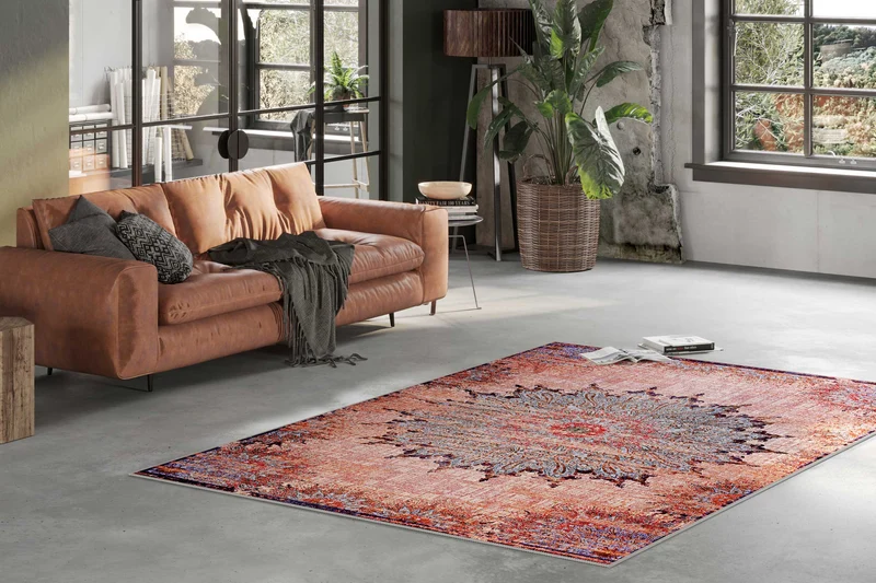 Teppich Rot Vintage "Rooftop" WECONhome