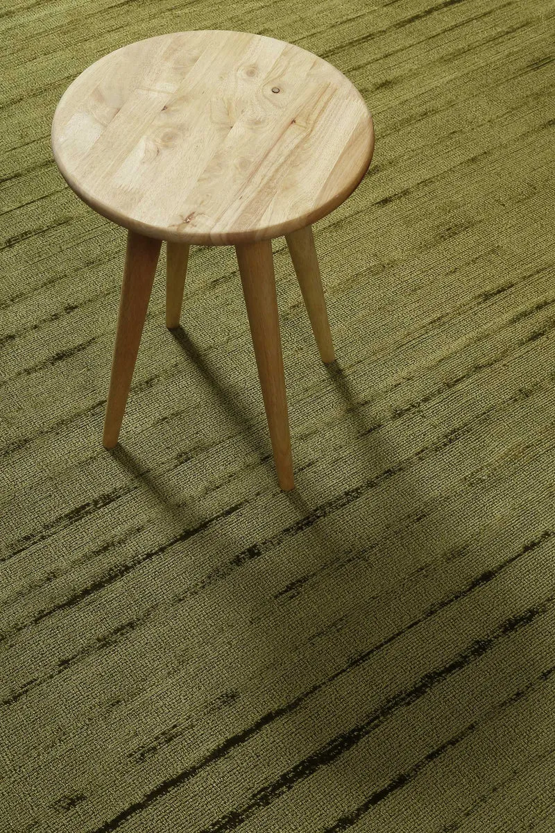 Teppich Rund Grün Kurzflor "Miramonti" Homie Living