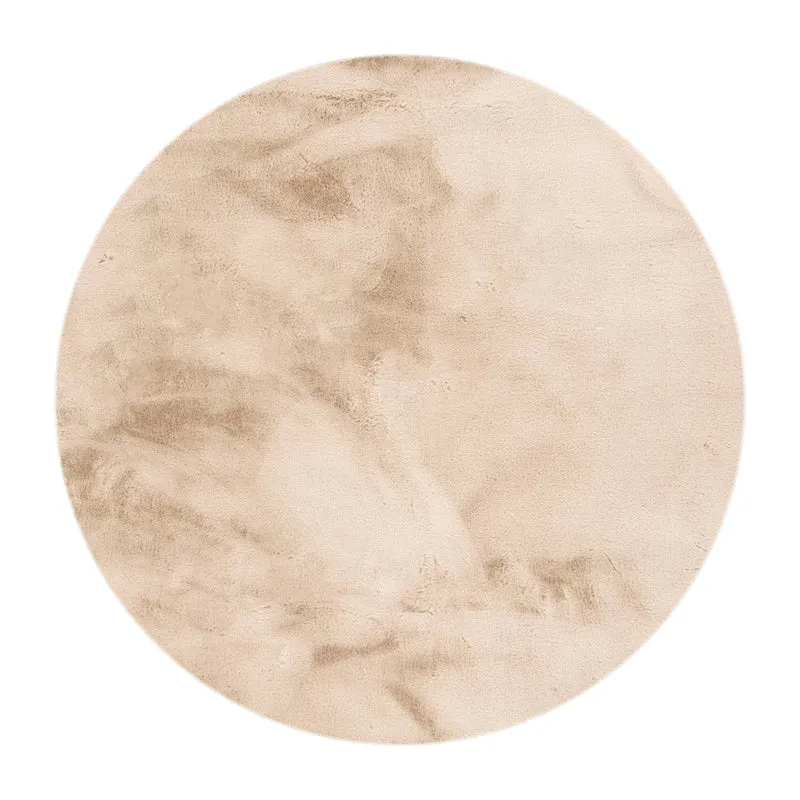 Hochflor Teppich Rund - Comfy Supreme Beige