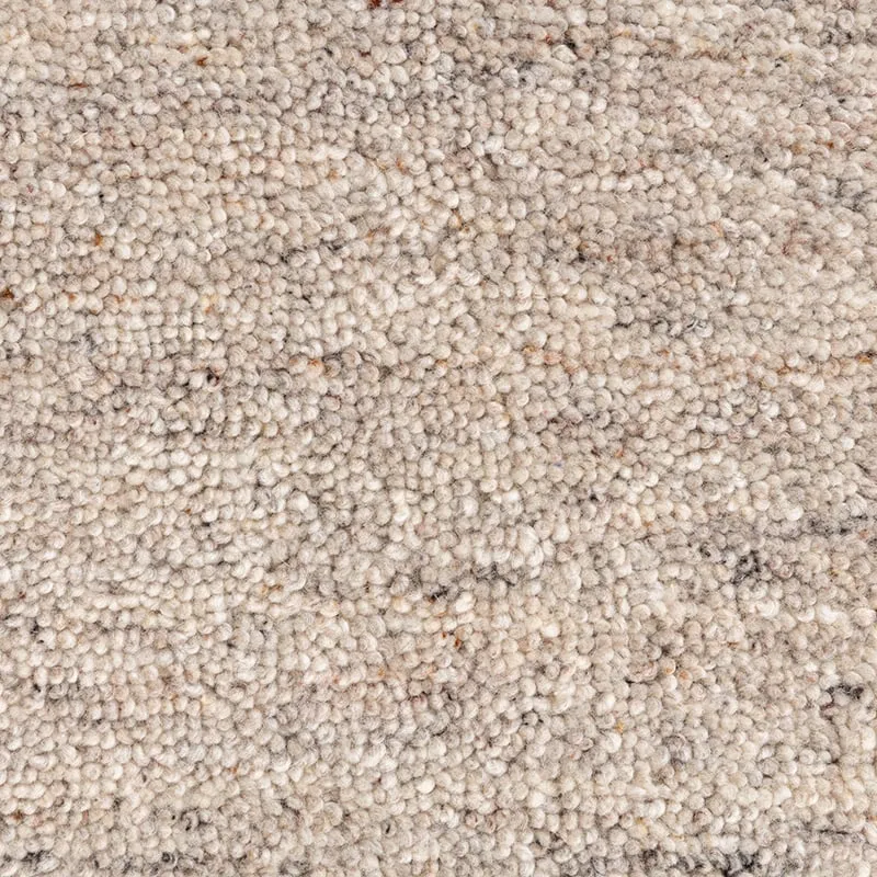 Berberteppich Rund - Aicha Taupe