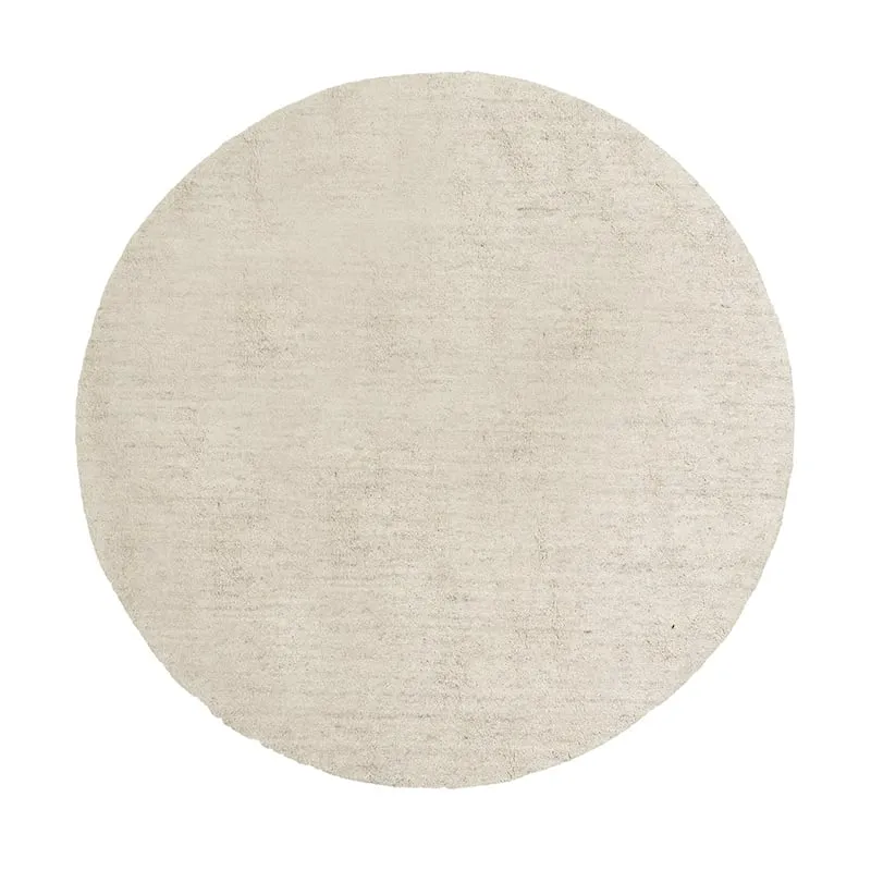 Berberteppich Rund - Aicha Beige