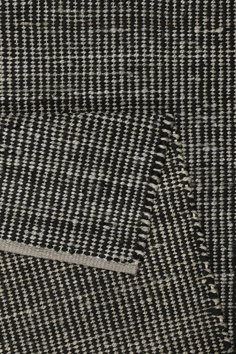 Esprit Kelim Teppich Grau Schwarz aus Jute & Wolle "Gobi"