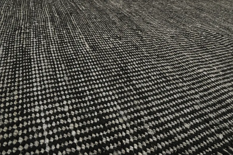 Esprit Kelim Teppich Grau Schwarz aus Jute & Wolle "Gobi"