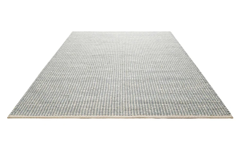Kelim Teppich Mintgrün Beige aus Jute & Wolle "Toulouse" Green Looop