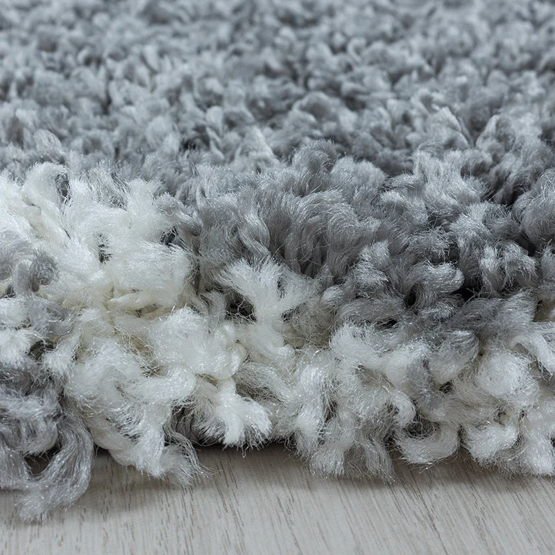 Berberteppich Rund - Agadir Circle Grau Creme
