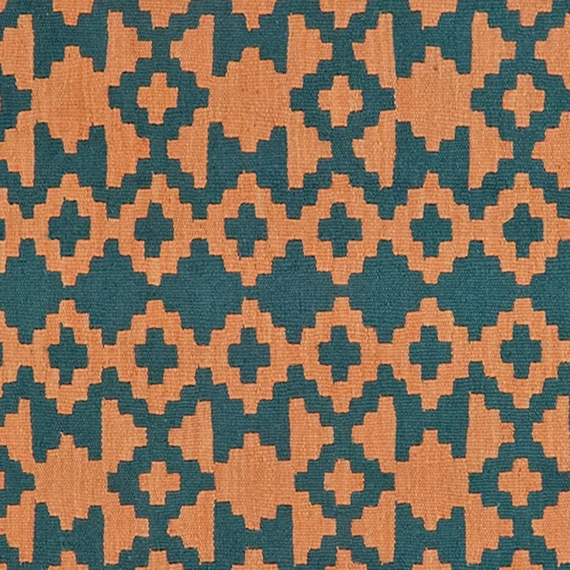 Kelim Gashgai · Handgewebt – Grün, 125x82 cm