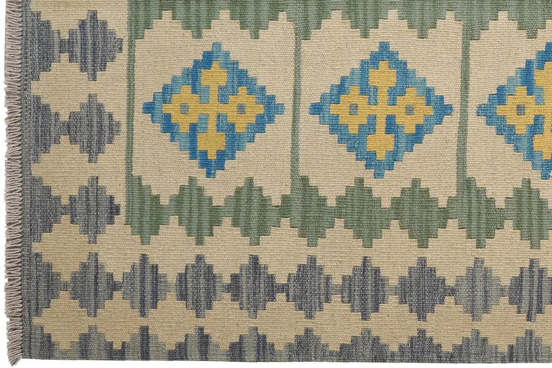 Kelim Gashgai · Handgewebt – Beige, 172x117 cm