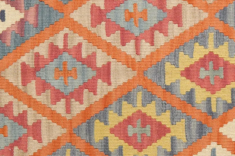 Kelim Gashgai · Handgewebt – Orange, 175x126 cm