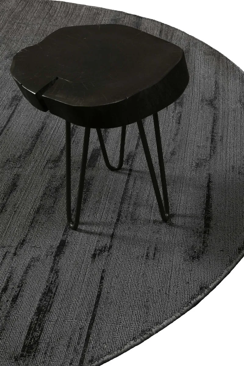 Teppich Rund Anthrazit "Emma" WECONhome Basics