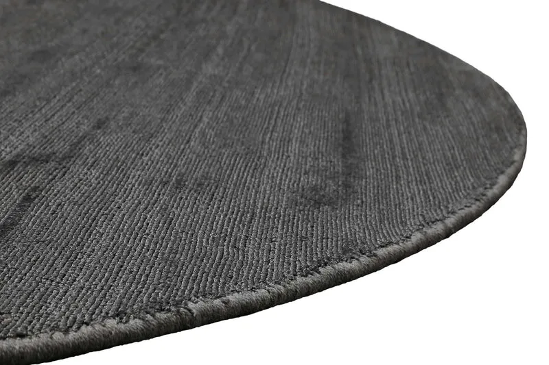 Teppich Rund Anthrazit "Emma" WECONhome Basics
