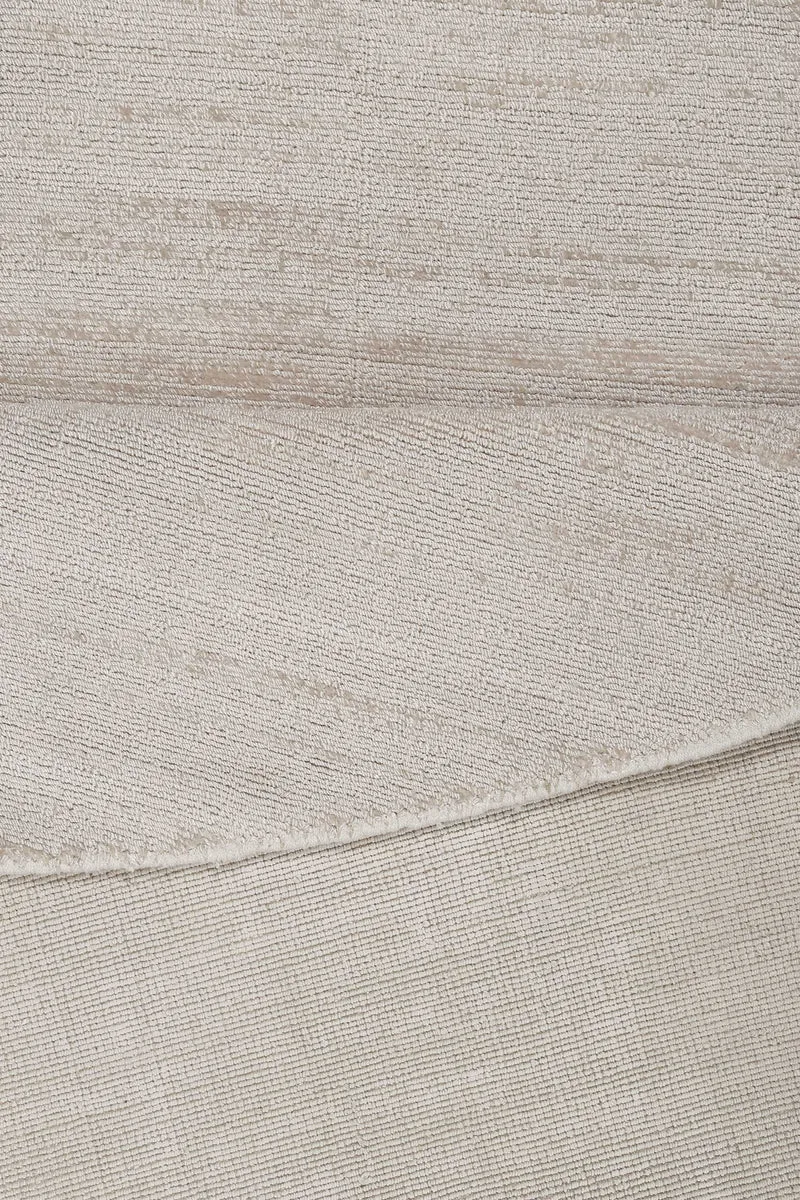Esprit Kurzflor Teppich Rund Creme Beige "Gil"