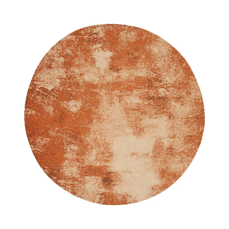 Teppich Abstrakt Rund - Candice Terracotta