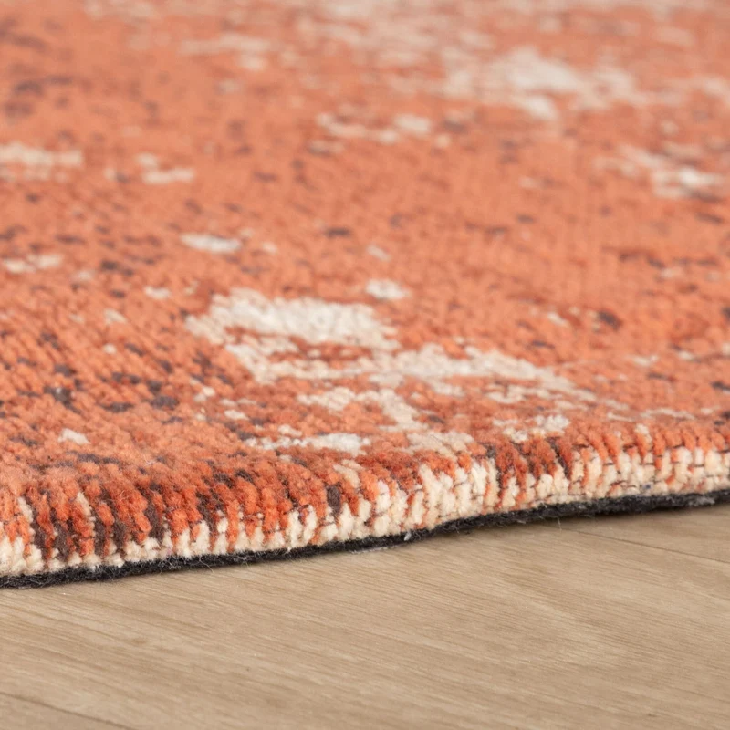 Teppich Abstrakt Rund - Candice Terracotta