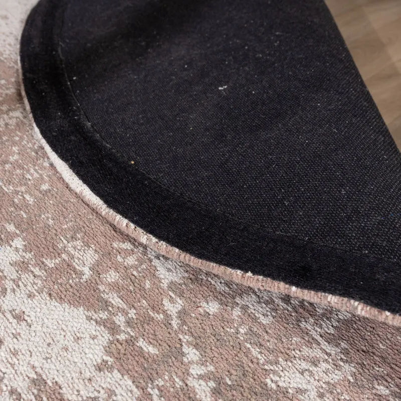 Teppich Abstrakt Rund - Candice Taupe