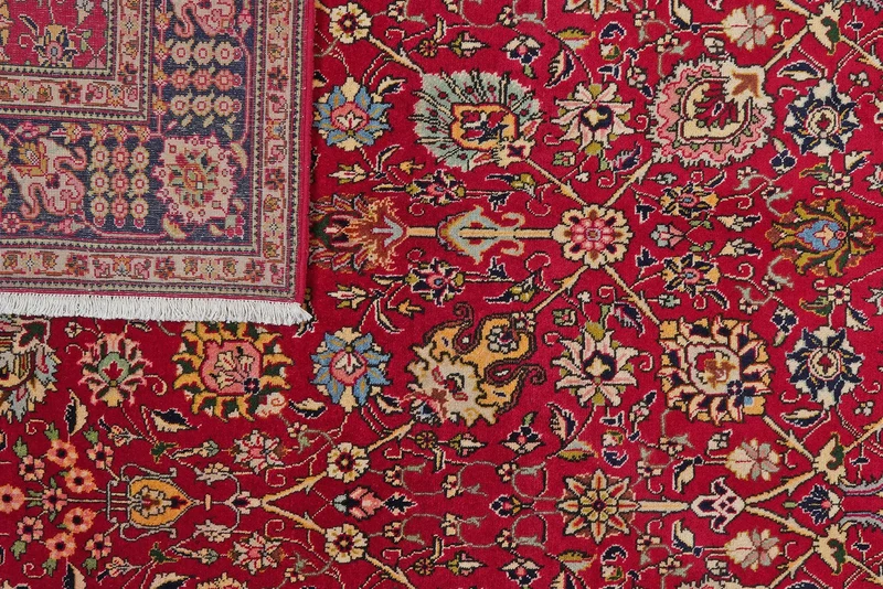 Tabriz · Handgeknüpft – Rot, 303x205 cm