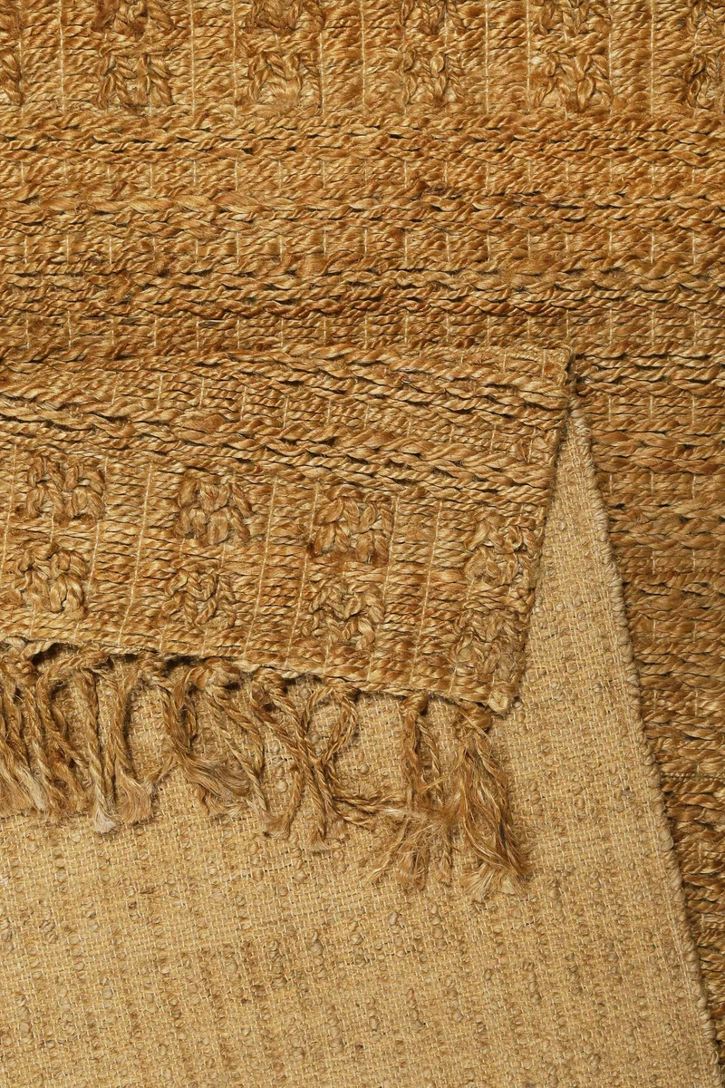 Teppich Naturfarben aus Jute "Marseille" Green Looop