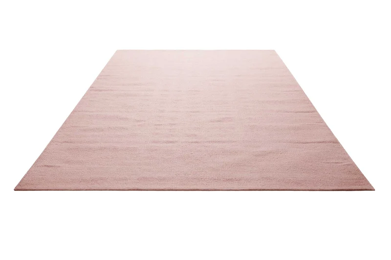 Kelim Teppich Rosa aus Wolle "Perpignan" Green Looop