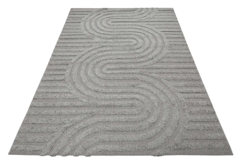 Esprit Teppich In- und Outdoor Grau "Miles"