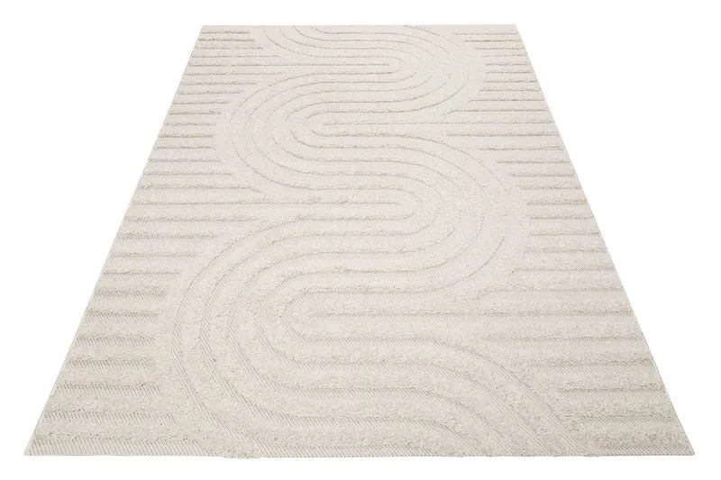 Esprit Teppich In- und Outdoor Creme Beige "Miles"