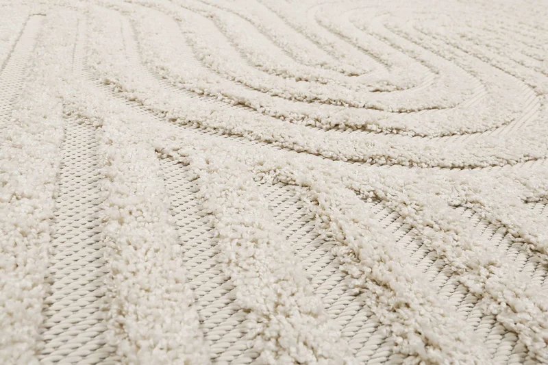 Esprit Teppich In- und Outdoor Creme Beige "Miles"