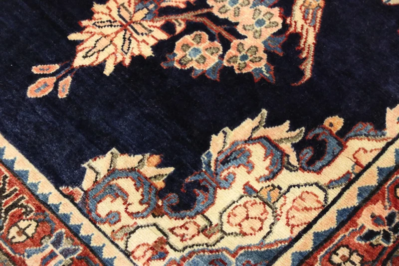 Läufer Perser - Nomadic - 111 x 297 cm - dunkelblau