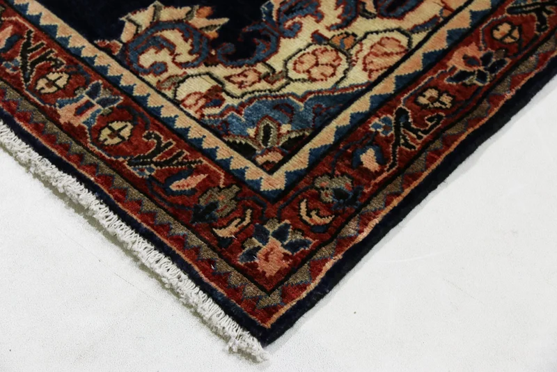 Läufer Perser - Nomadic - 111 x 297 cm - dunkelblau