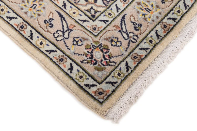 Perserteppich - Keshan - 95 x 155 cm - hellbeige