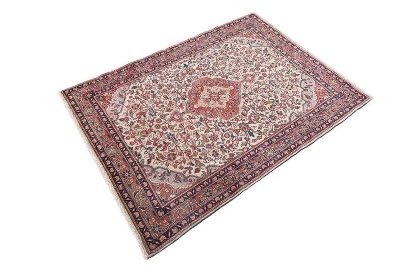Perserteppich - Classic - 113 x 155 cm - hellbeige