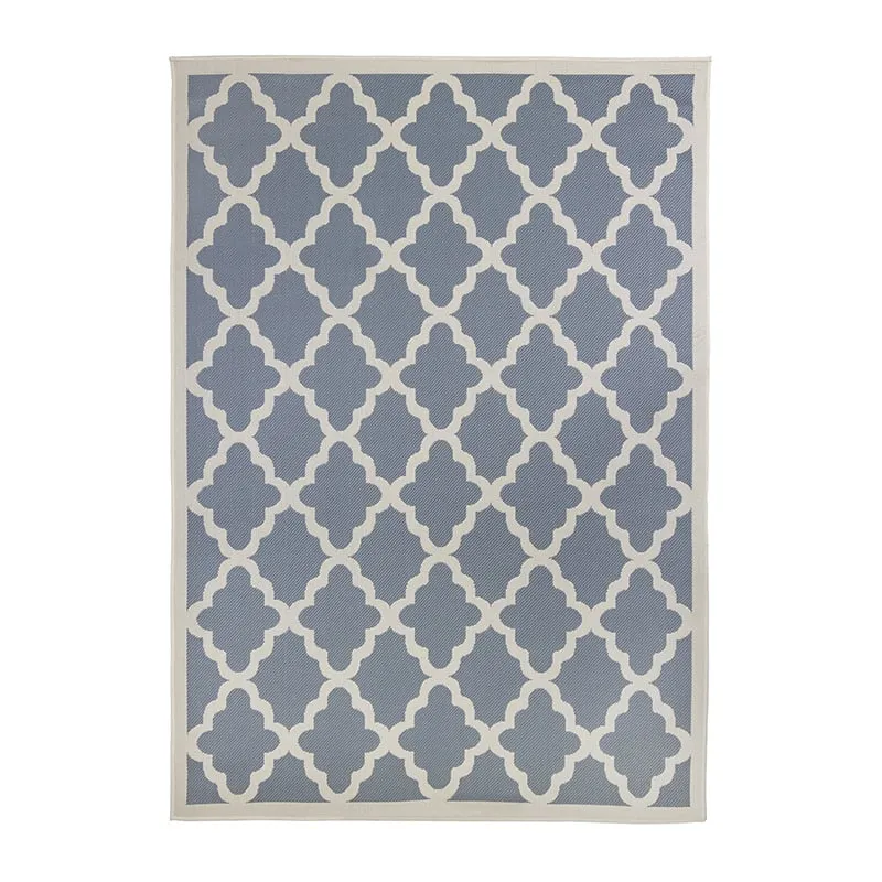 Outdoor Teppich Retro - Floreno Padua Beige Antrazit
