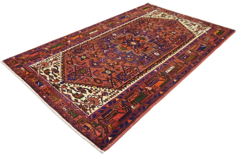 Perserteppich - Nomadic - 130 x 215 cm - rost