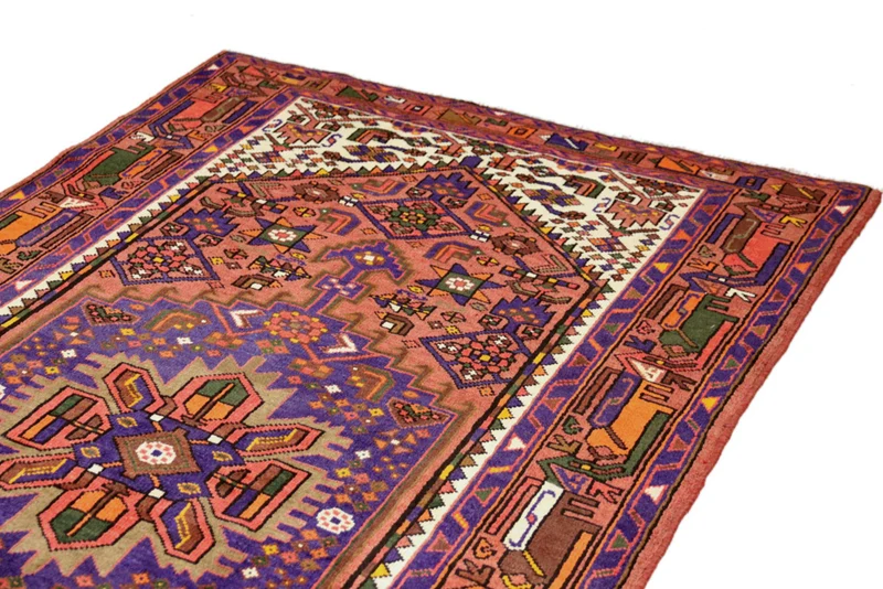 Perserteppich - Nomadic - 130 x 215 cm - rost
