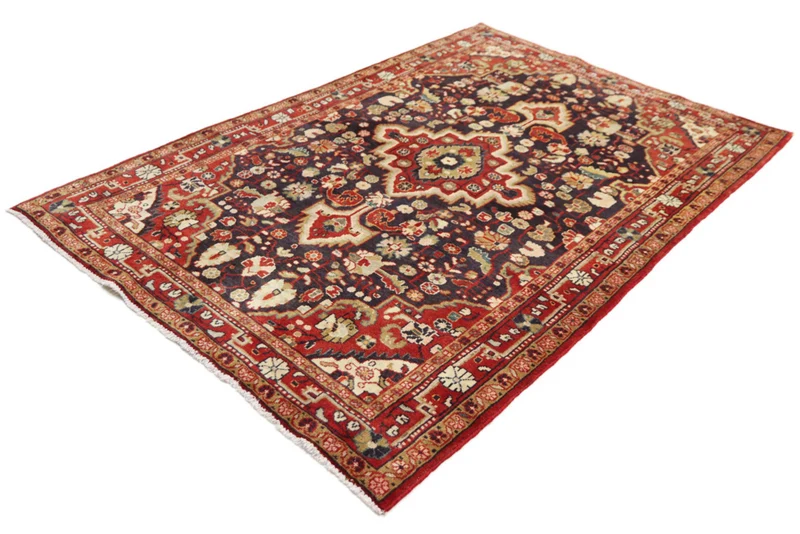 Perserteppich - Nomadic - 135 x 210 cm - dunkelblau