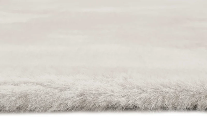 Esprit Teppich Rund Greige und sehr flauschig Hochflor "Alice"