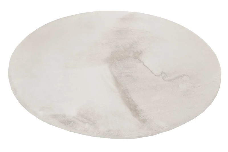 Esprit Teppich Rund Greige und sehr flauschig Hochflor "Alice"