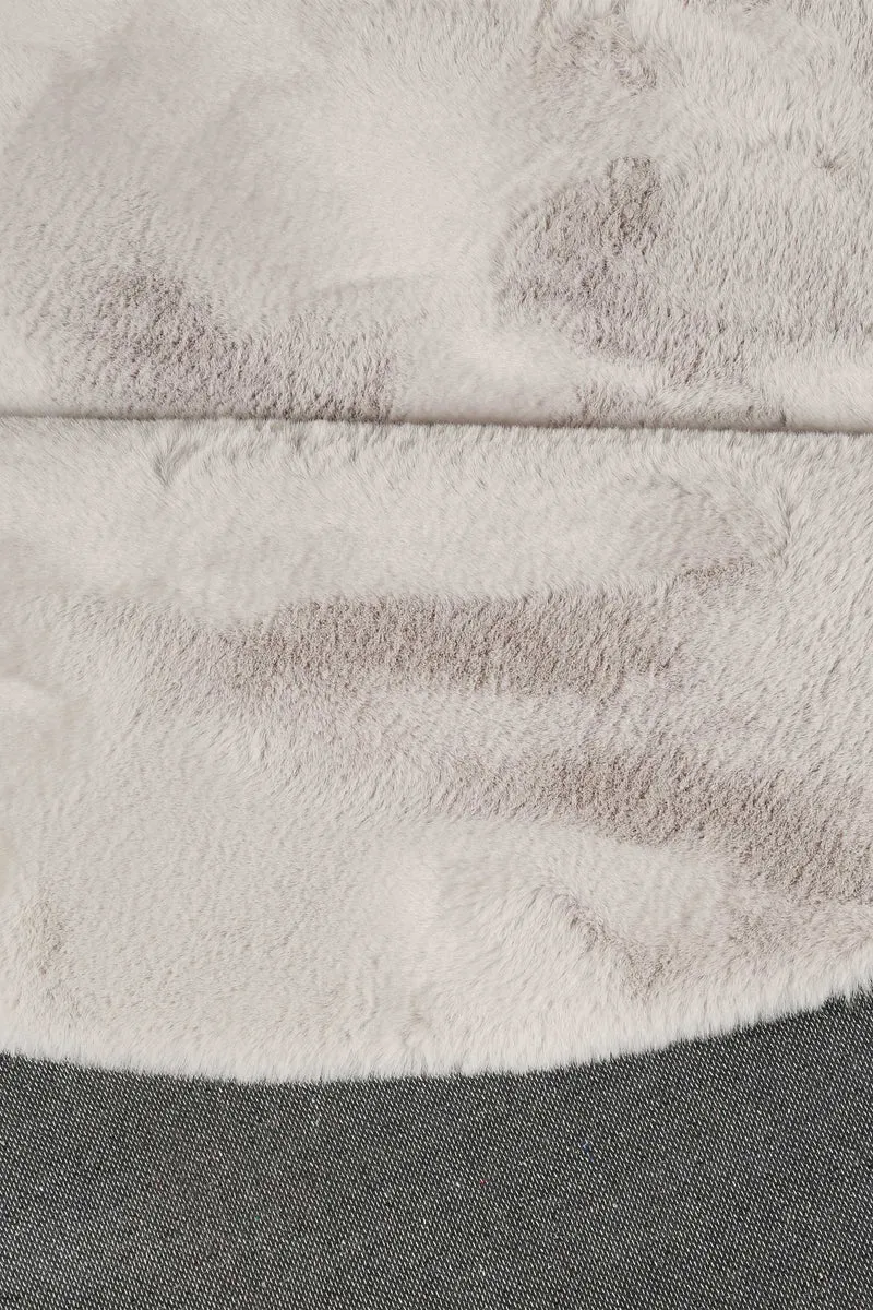 Esprit Teppich Rund Greige und sehr flauschig Hochflor "Alice"