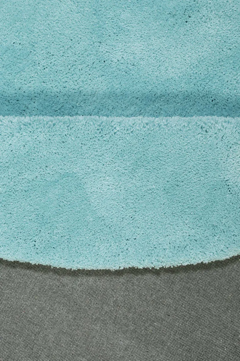 Esprit Teppich Rund Türkis Hochflor "Relaxx"